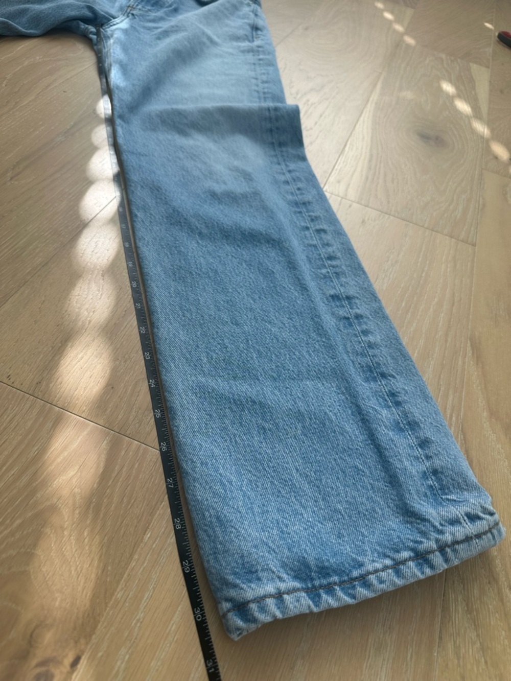 Citizens Of Humanity Zurie Jeans Straight Leg Light Wash High Rise Size 27 - Picture 13 of 16